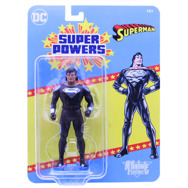 DC Super Powers Superman (Black Suit) Actionfigur – McFarlane 2024 – 13 cm